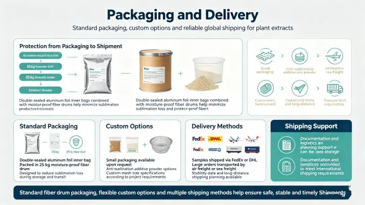 Packaging and Delivery