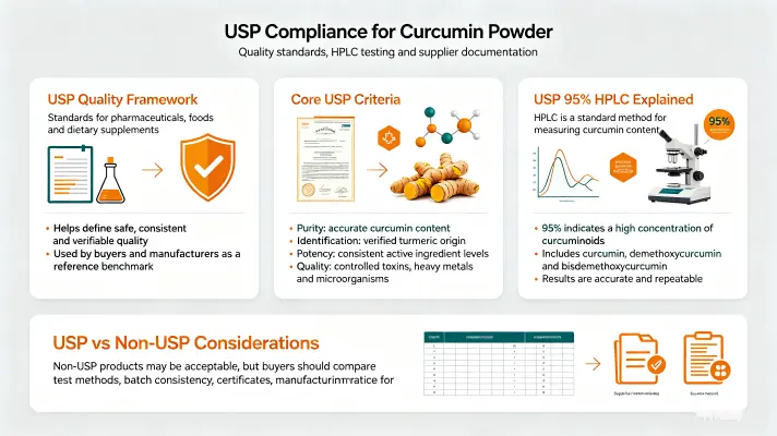 Understanding USP Compliance for Curcumin Powder Understanding USP Compliance for Curcumin Powder