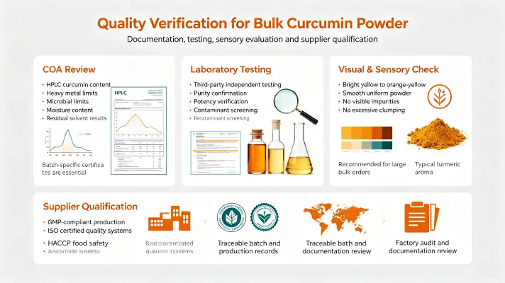 How to Verify the Quality of Curcumin Bulk Powder