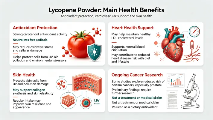 Top Health Benefits of Lycopene Powder