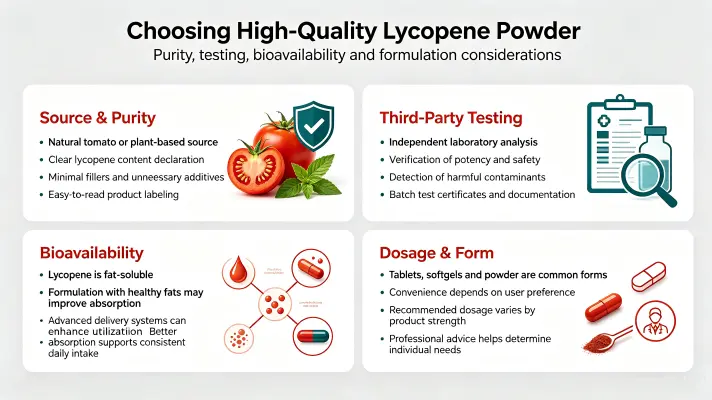 How to Choose Quality Lycopene Powder