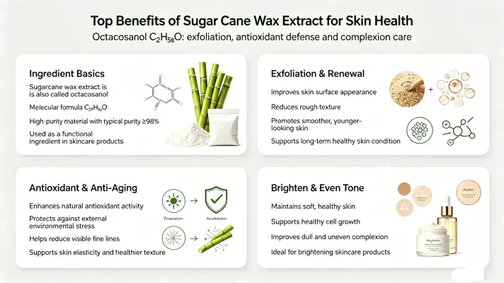 Top Benefits of Sugar Cane Wax Extract for Skin Health