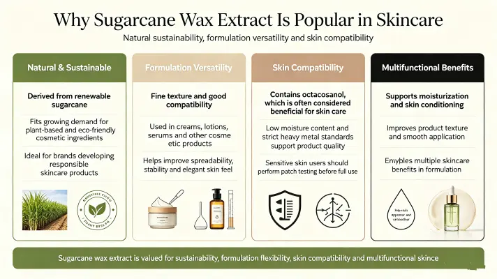 Why Sugar Cane Wax Extract is Popular in Skincare