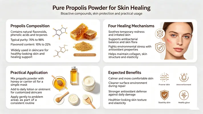 How Pure Propolis Powder Boosts Skin Healing How Pure Propolis Powder Boosts Skin Healing