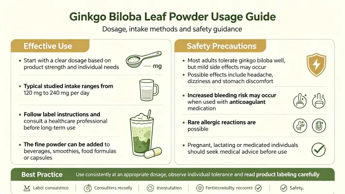 How to Use Ginkgo Biloba Powder Effectively
