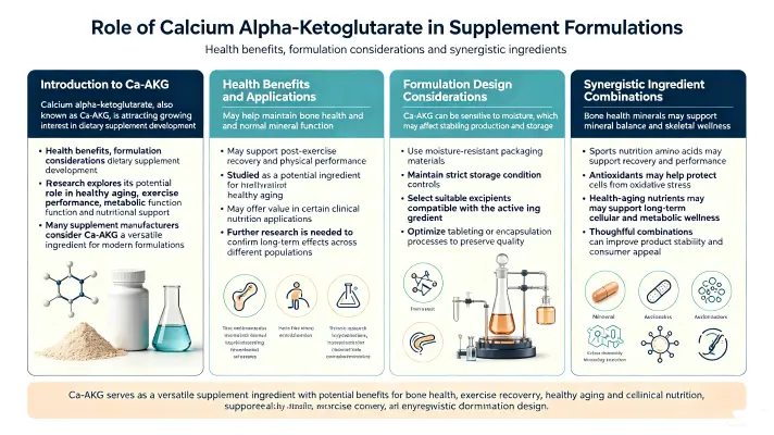 The Role of Calcium Alpha-Ketoglutarate in Supplement Formulations The Role of Calcium Alpha-Ketoglutarate in Supplement Formulations