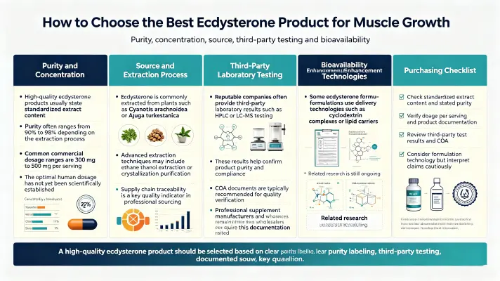 How to Choose the Best Ecdysterone for Muscle Growth