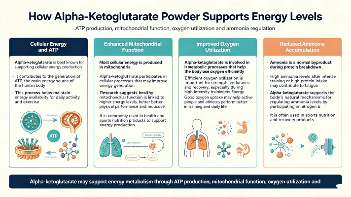 How Alpha Ketoglutarate Powder Boosts Energy Levels How Alpha Ketoglutarate Powder Boosts Energy Levels