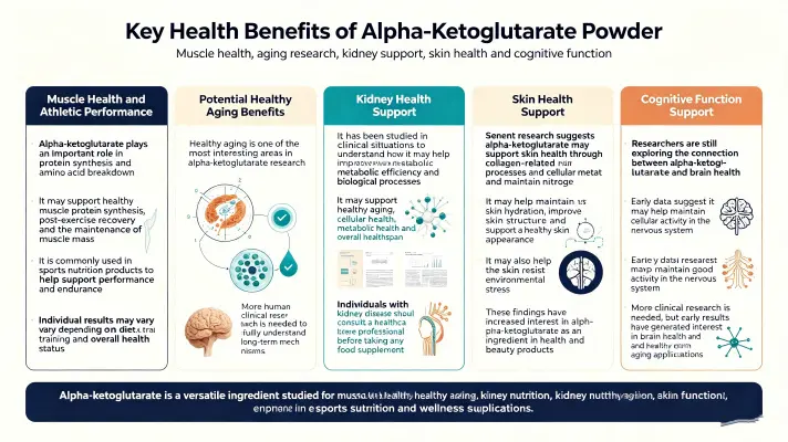 Key Health Benefits of Alpha Ketoglutarate Powder Key Health Benefits of Alpha Ketoglutarate Powder