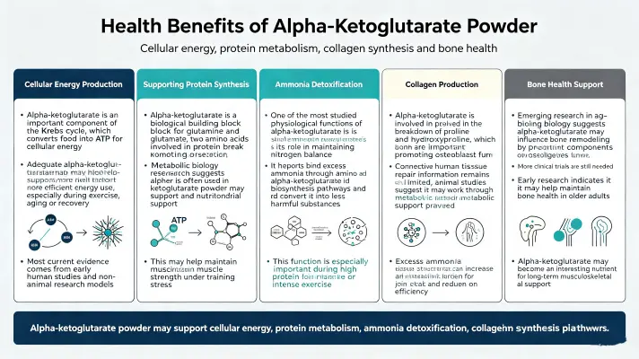 Health Benefits of Alpha Ketoglutarate Powder