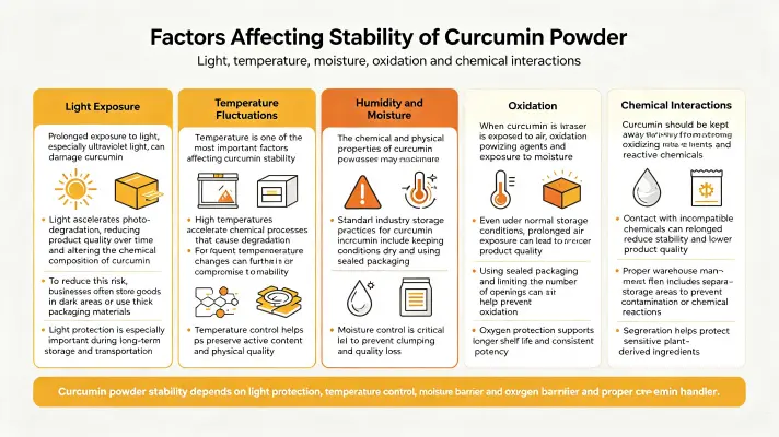 Factors That Affect Curcumin Powder Stability Factors That Affect Curcumin Powder Stability