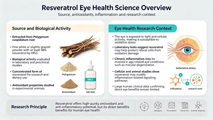 How Pure Resveratrol Powder Benefits Eye Health