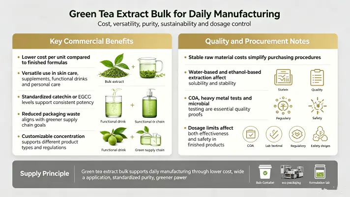 Why You Should Choose Green Tea Extract Bulk for Daily Use