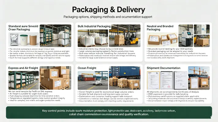 Packaging & Delivery