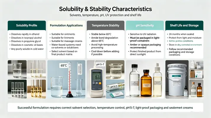Solubility & Stability Characteristics