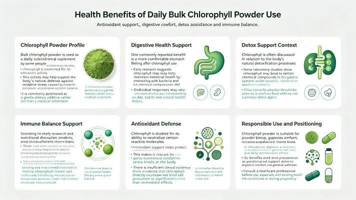 Health Benefits of Chlorophyll Powder Bulk for Daily Use Health Benefits of Chlorophyll Powder Bulk for Daily Use