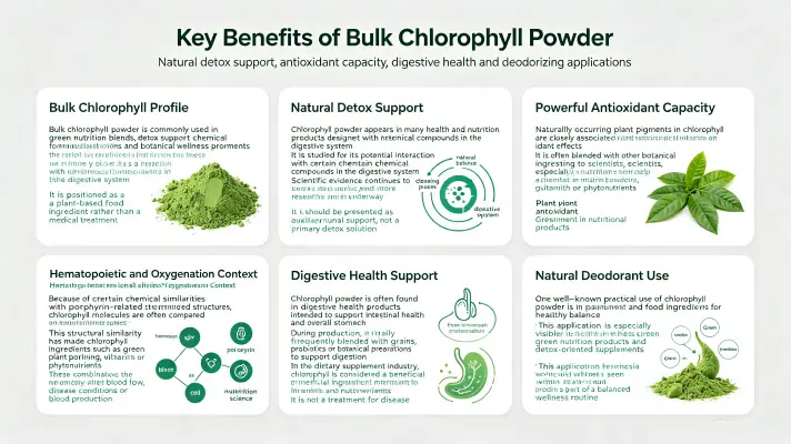 Top Benefits of Chlorophyll Powder in Bulk