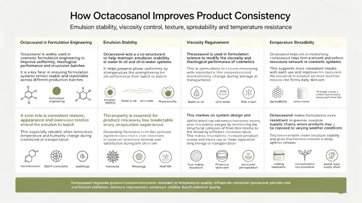 How Octacosyl Alcohol Improves Product Consistency