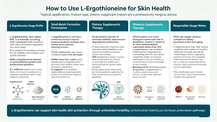 How to Use L Ergothioneine for Skin Health