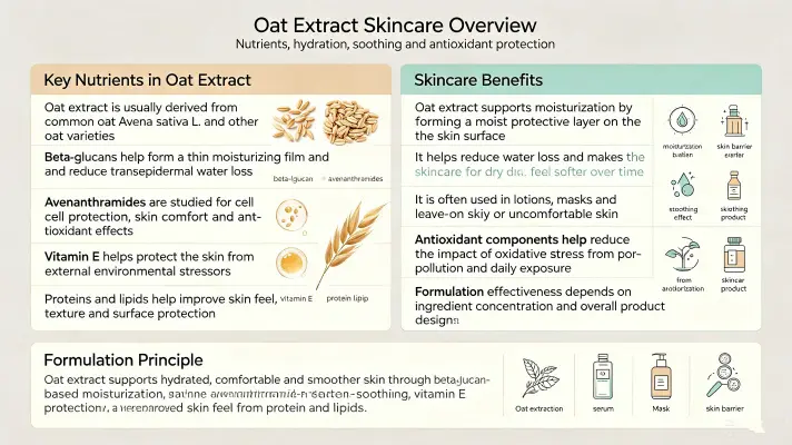 How Oat Extract Nourishes and Calms Your Skin