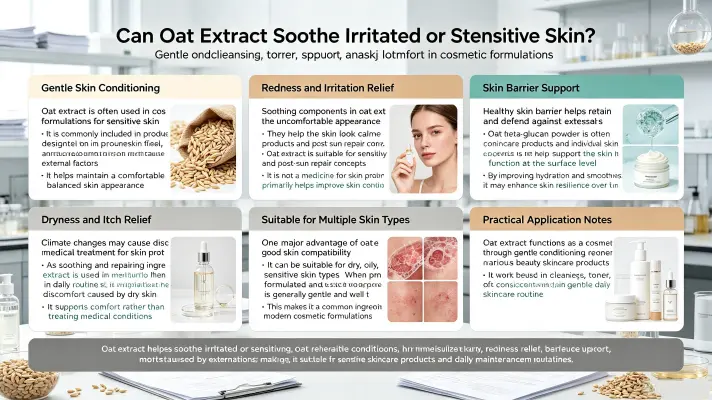 Can Oat Extract Soothe Irritated or Sensitive Skin