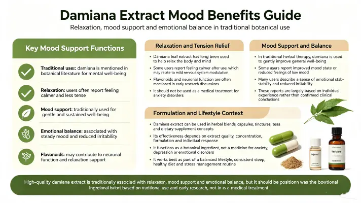 Top Benefits of Best Damiana Extract for Mood