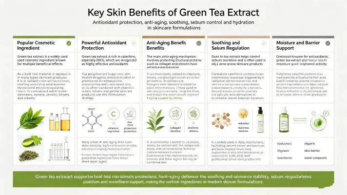 Top Benefits of Bulk Green Tea Extract for Skin Top Benefits of Bulk Green Tea Extract for Skin