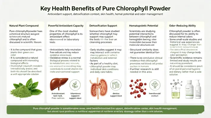 Top Health Benefits of Pure Chlorophyll Powder