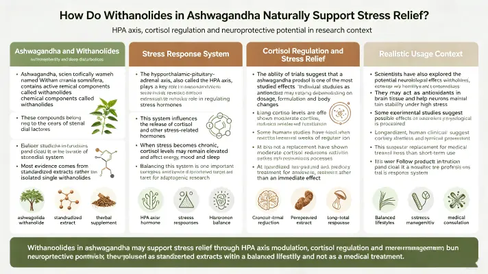 How Ashwagandha Withanolides Reduce Stress Naturally How Ashwagandha Withanolides Reduce Stress Naturally