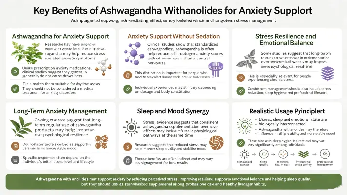 Top Benefits of Ashwagandha Withanolides for Anxiety Top Benefits of Ashwagandha Withanolides for Anxiety