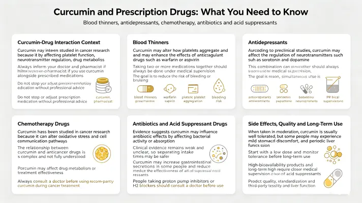 Curcumin and Prescription Drugs