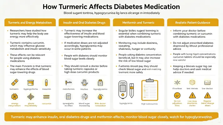 How Turmeric Affects Diabetes Medications