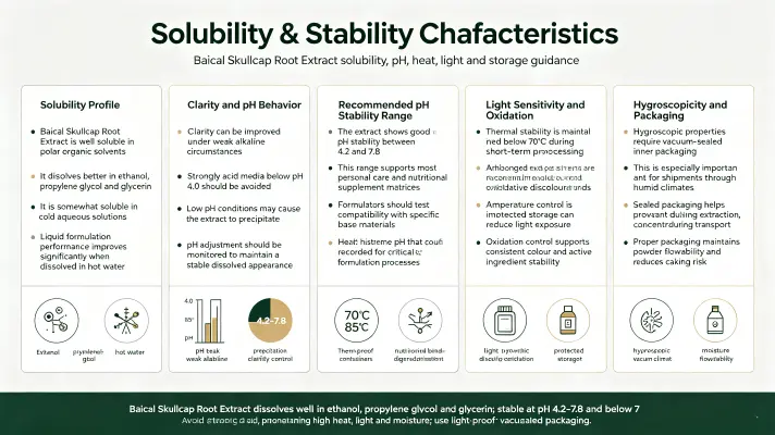 Solubility & Stability Characteristics Solubility & Stability Characteristics