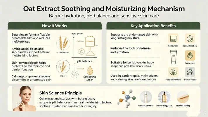 How Oat Extract Soothes and Moisturizes Your Skin
