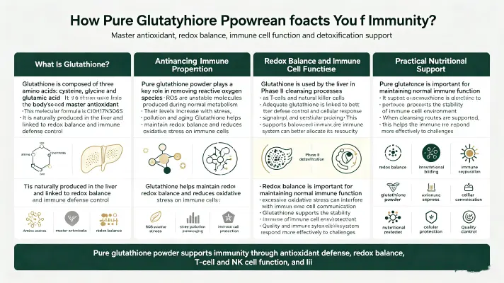 How Pure Glutathione Powder Boosts Your Immunity How Pure Glutathione Powder Boosts Your Immunity