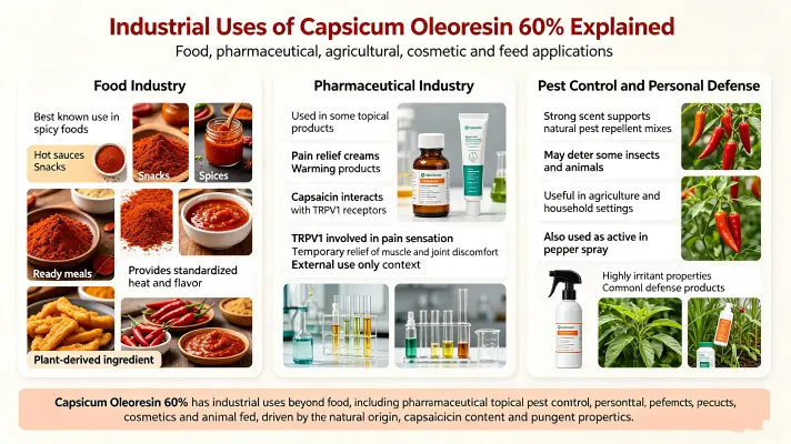 Industrial Uses of Capsicum Oleoresin 60% Explained