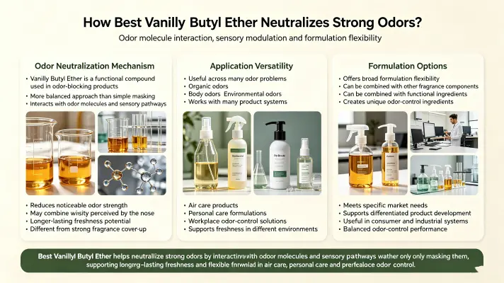 How Best Vanillyl Butyl Ether Neutralizes Strong Odors How Best Vanillyl Butyl Ether Neutralizes Strong Odors