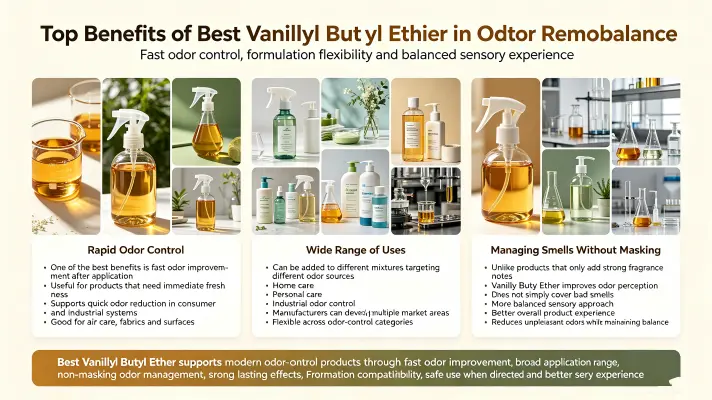 Top Benefits of Best Vanillyl Butyl Ether in Odor Removal Top Benefits of Best Vanillyl Butyl Ether in Odor Removal