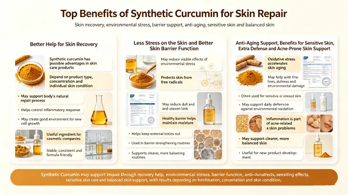 Top Benefits of Synthetic Curcumin for Skin Repair