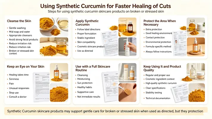 Using Synthetic Curcumin for Faster Healing of Cuts