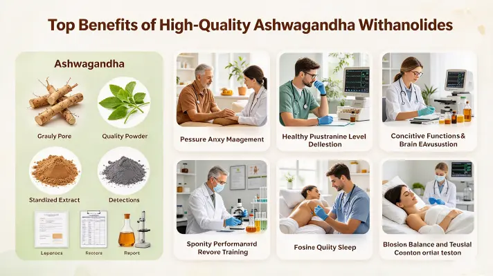 Top Benefits of High-Quality Ashwagandha Withanolides