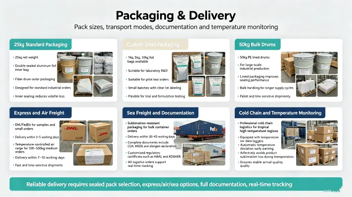 Packaging & Delivery Packaging & Delivery